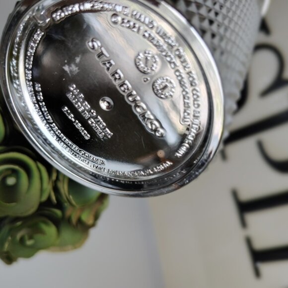 Disney Starbucks Tumbler | Disney100 Studded Platinum | Walt Disney World | NWT - Picture 7 of 14